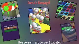 (Roblox) Bee Swarm Simulator(Bee Swarm Test Server) (Onett’s Rampage)