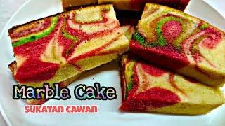 Resepi Kek Marble Mudah | Sukatan Cawan | No Mixer  || Sesedap Resepi || #25