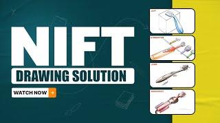 NIFT DRAWING SOLUTION | PRODUCT DESIGN DRAWING SOLUTION | NIFT CAT DRAWING 2024 @thincmalayalam