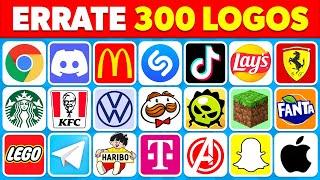 Errate das Logo in 3 Sekunden | 300 berühmte Logos | Logo-Quiz 2024