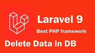 Laravel 9 tutorial - Delete Data in Database table (MySQL)