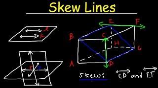 Skew Lines, Perpendicular & Parallel Lines & Planes, Intersecting Lines & Transversals