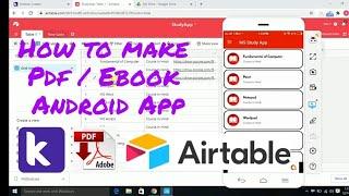 How To Create Study / Ebook App. Free Aia. Android App Free. Kodular. Best Aia File 2021.