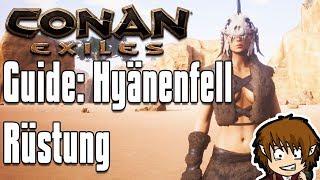 CONAN EXILES GUIDE: Hyänen Rüstung Rezept finden und Stats! [Conan Exiles Tutorial Deutsch]