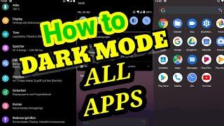 HOW TO DARK MODE ALL APPS USING ANDROID PHONE/PAANO I DARK MODE LAHAT NG APPS GAMIT ANG ANDROID PHON