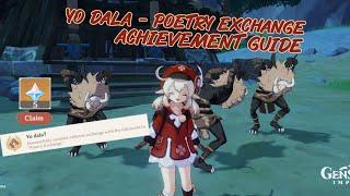 【Genshin Impact】Poetry Exchange Guide for Yo Dala Achievement