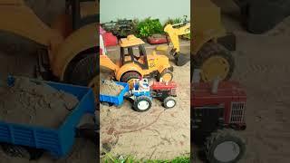 Mitti ki loading me tractor jcb video #shortvideo #excavater #tractor #tractorjcb #jcbvideo