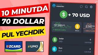 VIDEO DAVOMIDA - 70$ PUL YECHDIM | Internetda Pul ishlash 2024 Telefonda pul topish yo'llari Skromny