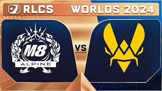 GENTLE MATES vs VITALITY | ROUND 2 - Worlds RLCS 2024