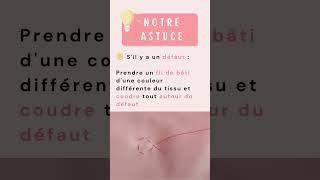 Astuce couture pour ne plus jamais rater un projet #shorts