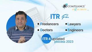 Income tax return for small business and self employed individuals | ITR-4 explained| JR compliance