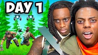 iShowSpeed & Kai Cenat Play Fortnite Until They WIN.. DAY 1