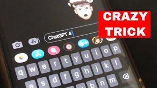 How to use ChatGPT 4 in iPhone keyboard 