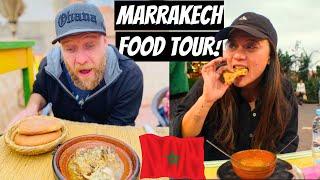 AMAZING MOROCCAN FOOD TOUR in MARRAKECH!  The BEST Local Food Spots & MUST TRY Dishes!