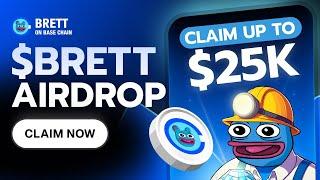 Brett on Base | Crypto Airdrop | Get up to $25,000 Brett Coin