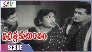 Savitri Tells Truth To NTR Scene || Vichitra Kutumbam Movie || Savitri || SAV Entertainment