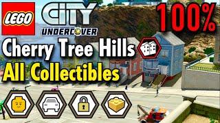 LEGO City Undercover - Cherry Tree Hills 100% Guide (All Collectibles) Free Roam Gameplay