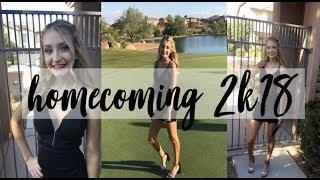 homecoming 2018: get ready with me and vlog!!!