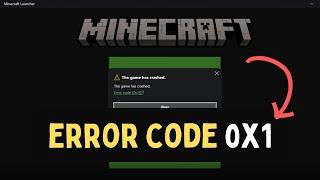 Fix Minecraft Launcher error code 0x1