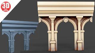 Blender 2.83 _ 3D Modeling Tutorial | Arch Model