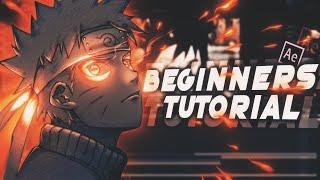 Beginners Tutorial (Basic Edit) | After Effects AMV Tutorial (Twich, CC, Effects and Twixtor)