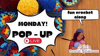 Monday Morning Crochet Along! Join The Fun! Crocheting a Scarf