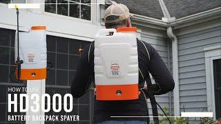 How To Use The HD3000 Backpack Sprayer? | PetraTools