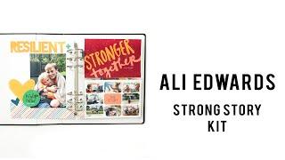 Ali Edwards | Story Kit Crush Strong | Scrapbooking Pocket Pages