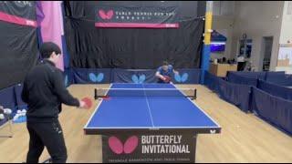Butterfly Training Tips with Jiangshan Guo - Backhand Chop Block with long pips