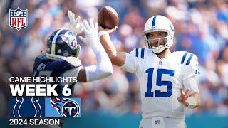 Indianapolis Colts vs. Tennessee Titans | 2024 Week 6 Game Highlights