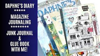  Daphne’s Diary Magazine / Junk Journal / Glue Book With Me / Lets Start Creating 