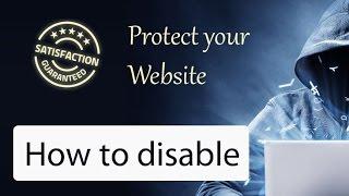 Hide My WordPress Ghost - How to disable it