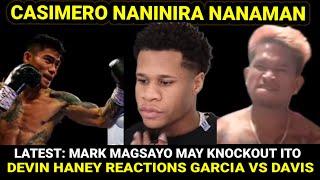 CASIMERO MANINIRA NANAMAN! MAGSAYO MAY KNOCKOUT NA MAGAGANAP, HANEY REACTIONS