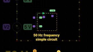 50Hz frequency simple circuit on//off