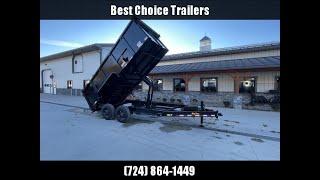 2023 Big Tex Trailers 16LP 7x16' HD High Side Dump Trailer 16000# GVW