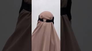 Modest Mart Official Heart Shape Lock with Elastic Saudi Niqab - 9x12 - #hijab #niqab #abaya #surat