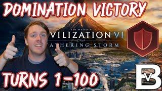 How to Win a Domination Victory In Civilization 6 - Turns 1-100