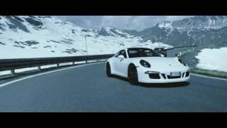 Porsche Stelvio 2017 - Ten Porsches driving on one of Europes highest mountain roads (4k)