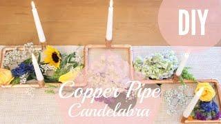 DIY COPPER CANDLE HOLDER & WEDDING CENTERPIECE || KATIE BOOKSER