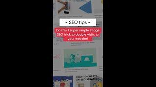 A simple Image SEO trick to boost organic traffic to your website! #seo #shorts #seotips