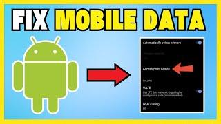 How To Fix Mobile Data Not  Working On Android [WORKING NOW]