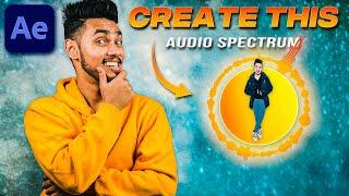 How to create Audio Spectrum in After Effects in Hindi | Audio Spectrum in After Effects - Tutorial