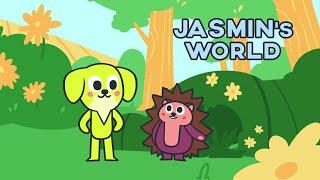 Jasmin's World - Learn and Sing with Lukas the hedgehog & Jasmin *Cartoon for kids*