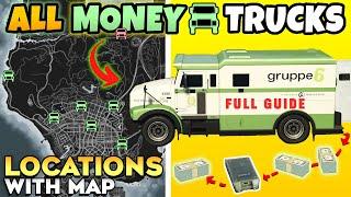 GTA Online All Money Trucks Locations Map & Rewards (How to Find Armored Truck Robberies FULL GUIDE)
