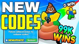 *NEW* ALL WORKING CODES FOR RACE CLICKER IN 2024! ROBLOX RACE CLICKER CODES