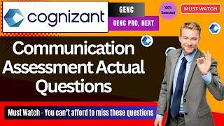 Cognizant Communication Assessment Questions | Actual Live Questions | Cognizant Hiring Drive