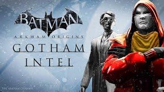 Batman: Arkham Origins –  Gotham Intel – Cyrus Pinkney Secrets & Anarky Tags