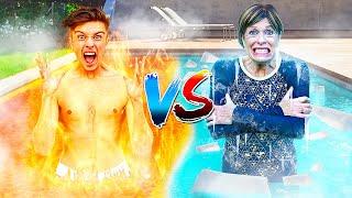 Last To Leave HOT vs COLD Pool - Challenge