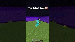 The safest base ever  #minecraft #memes