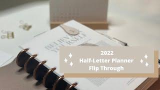 2022 Half-Letter Setup | Flip Through | Catch-all Planner